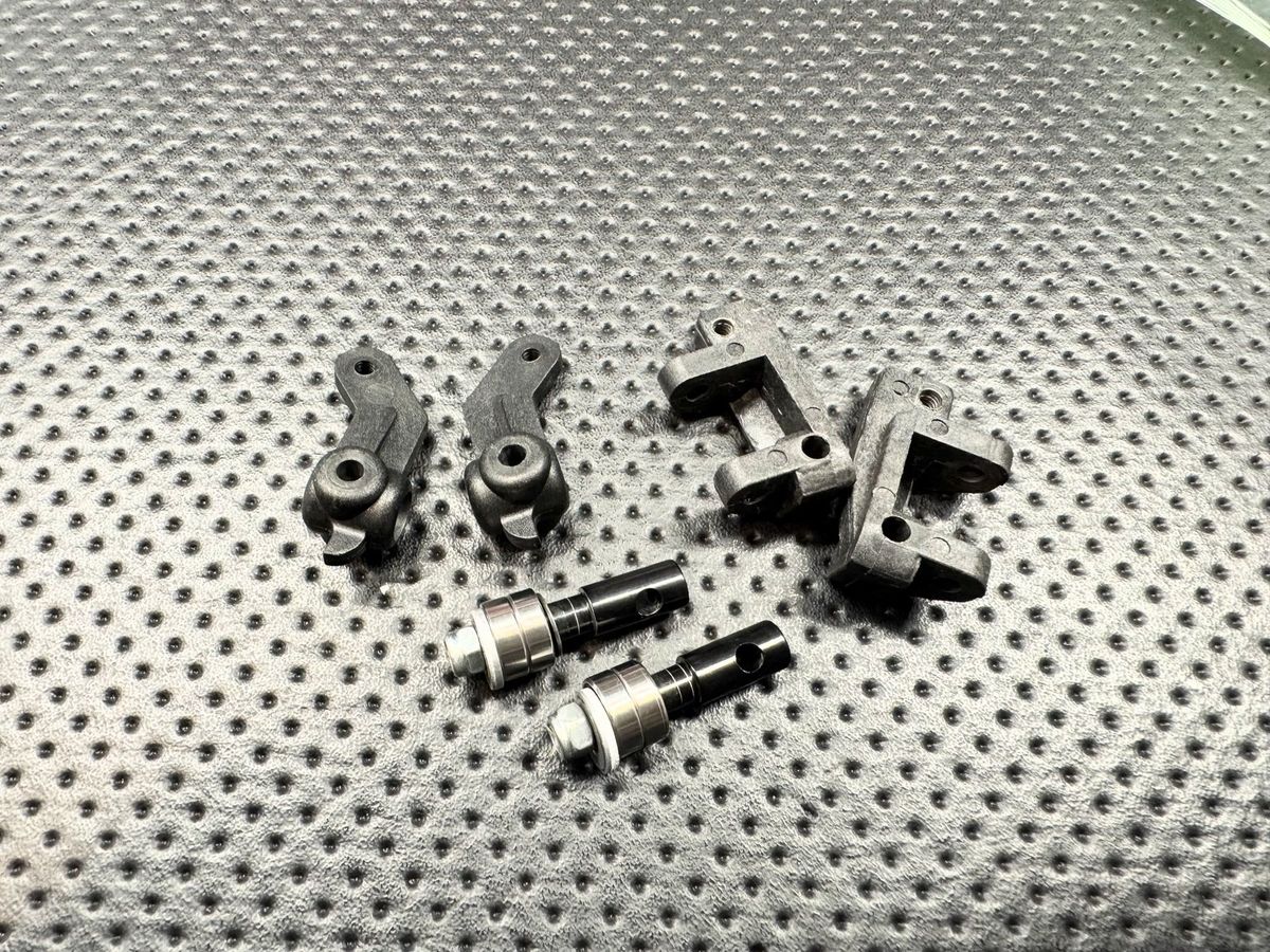Vintage Custom RC10 Rear Bulkhead and Arms, Shaved and Lightened photo 10