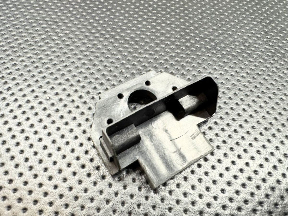 Vintage Custom RC10 Rear Bulkhead and Arms, Shaved and Lightened photo 3
