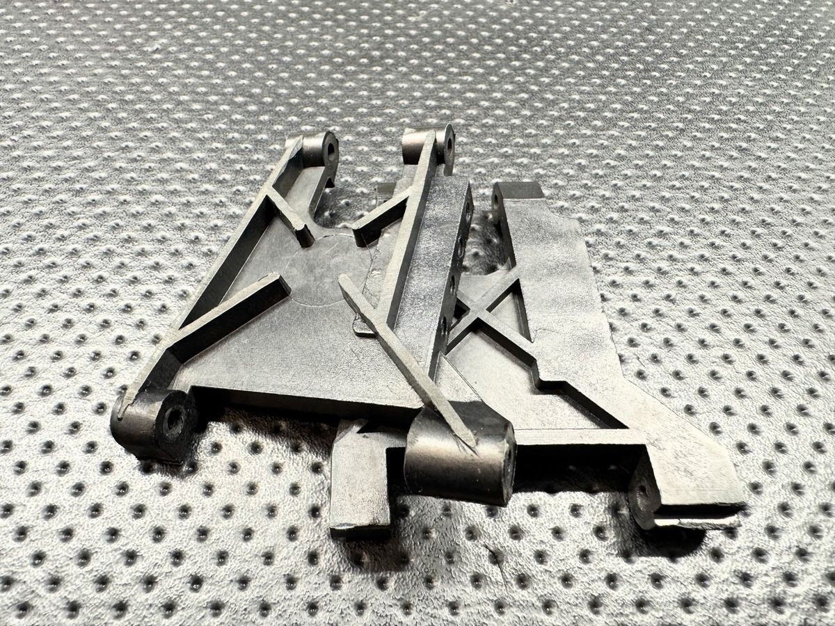 Vintage Custom RC10 Rear Bulkhead and Arms, Shaved and Lightened photo 5