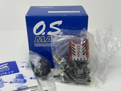 Vintage O.S. MAX 12CV Red/Gray Nitro Engine 11243 New in Box RC10GT